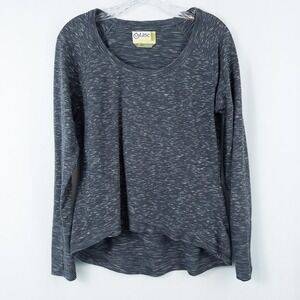 Tasc Performance Organic Cotton Bamboo Baselayer‎ Top Womens M Long Sleeve Gray